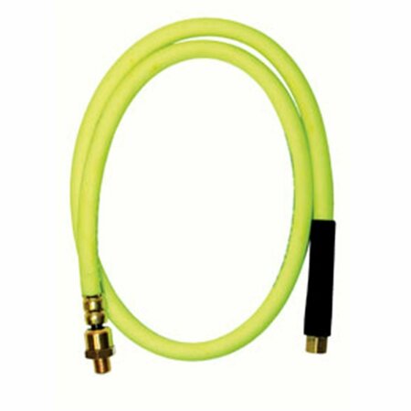 PROTECTIONPRO Legacy Mfg. HFZ3804YW2B Zilla Whip 0.3 8 in. x 4 Ball Swivel Whip Hose PR2612502